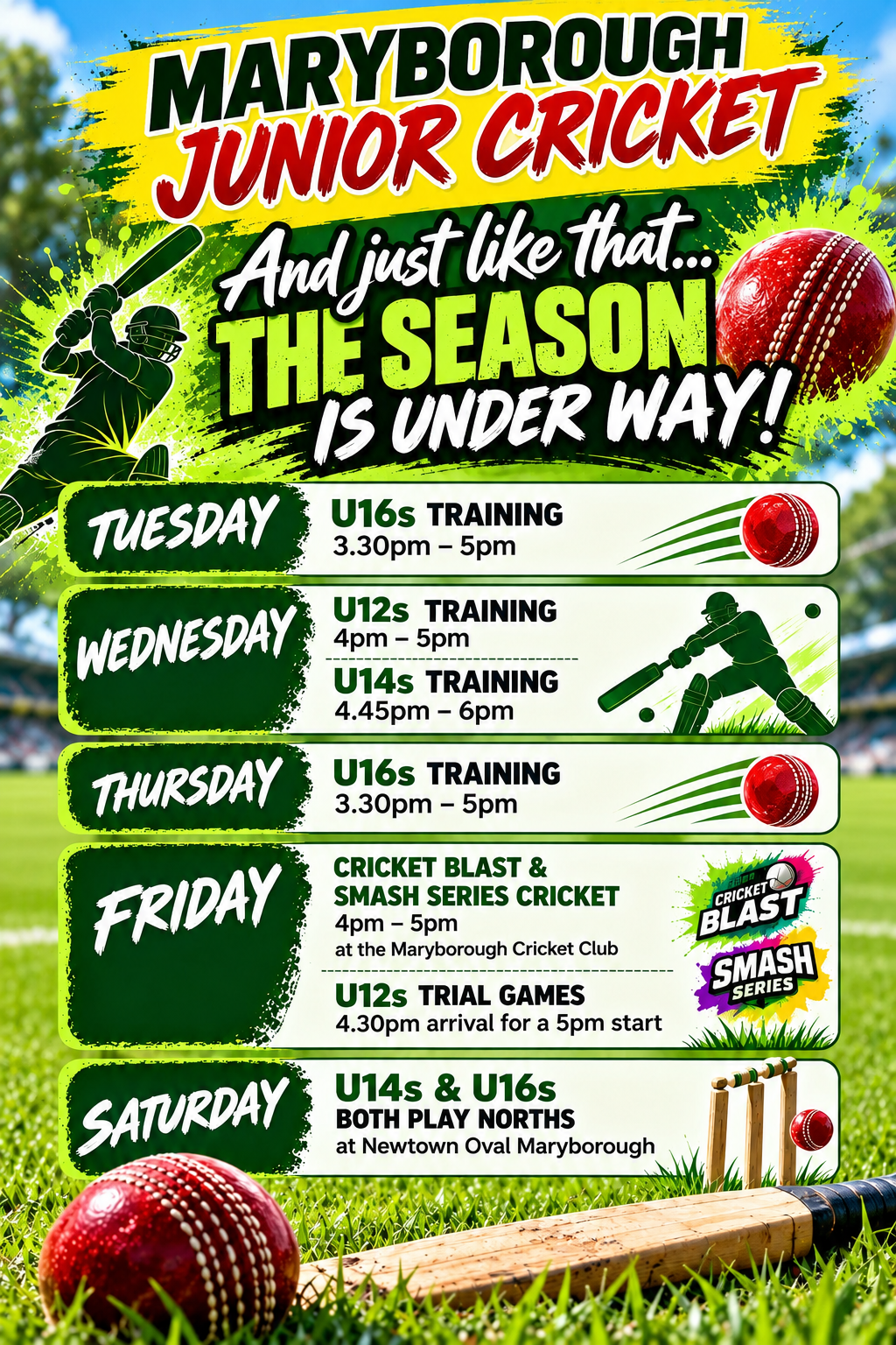 2026 Junior Cricket