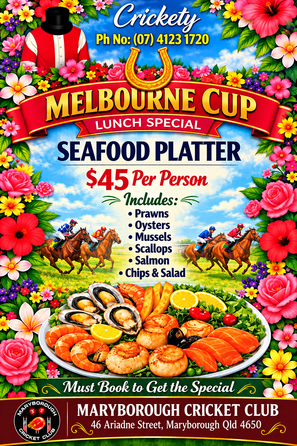 Melbourne Cup Seafood Platter