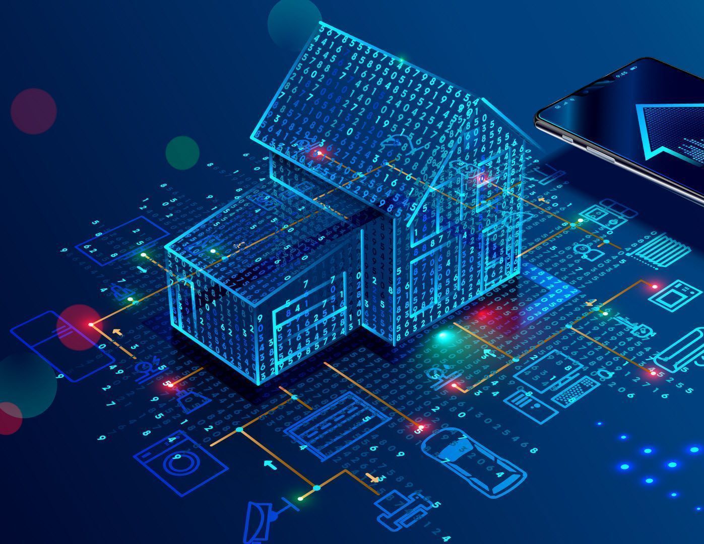 Smarthome, energie Effizient, digitales Haus, günstige komplett Lösung