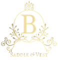 Gold logo with the letter