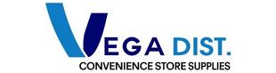 Logo for Vega Dist. Convenience Store Supplies, with a stylized 
