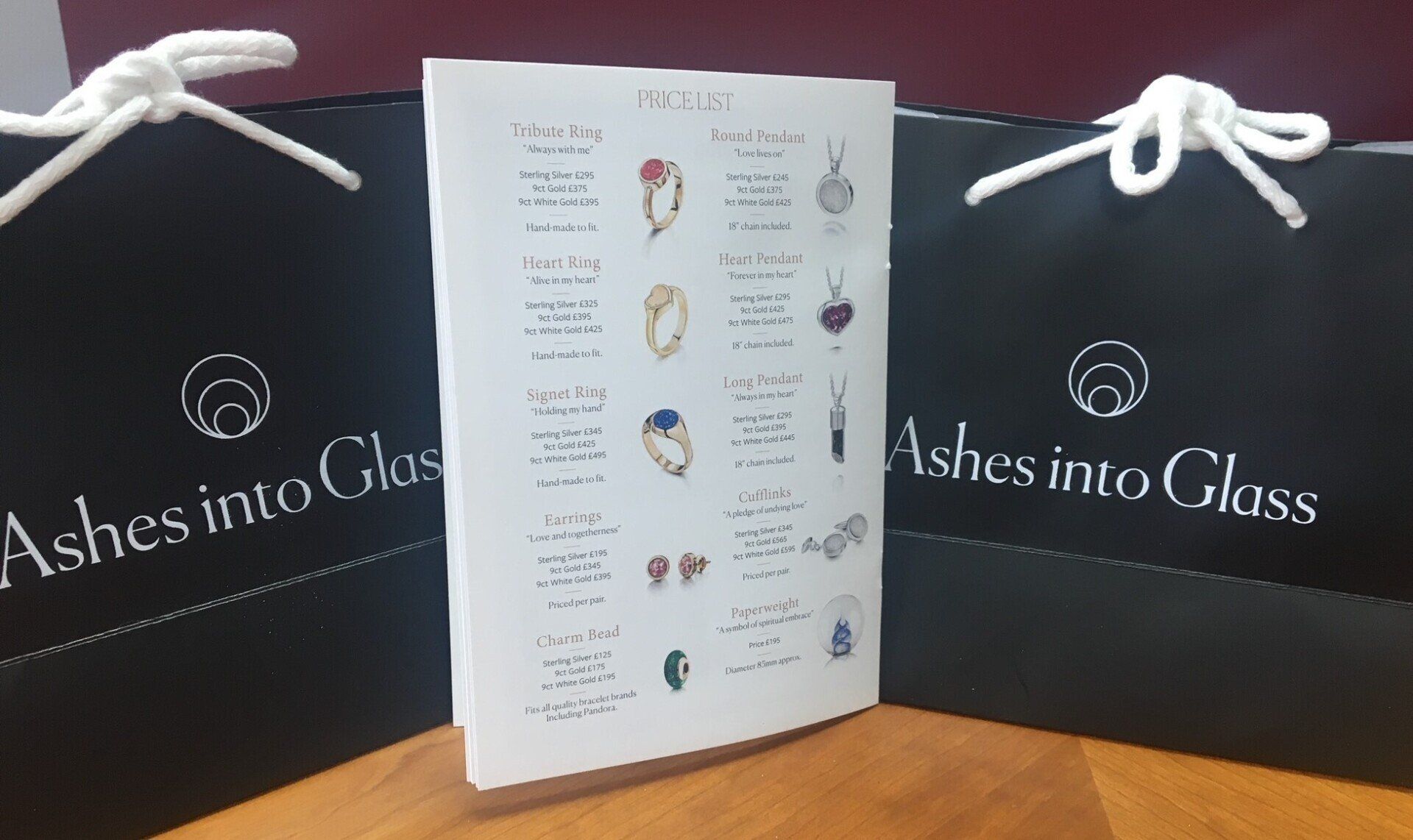 Mark Shaw Funeral Services cremation jewellery