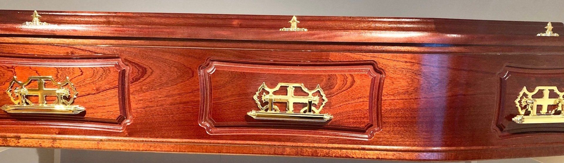Mahogany Coffin