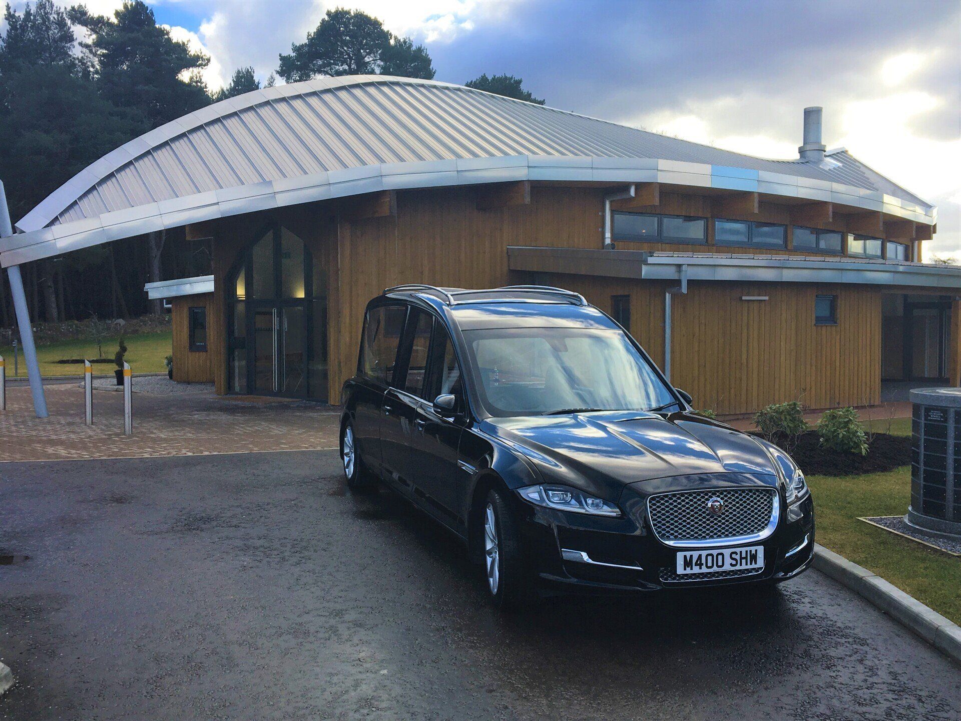 Mark Shaw Funeral services hearse 