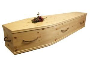 Pine coffin
