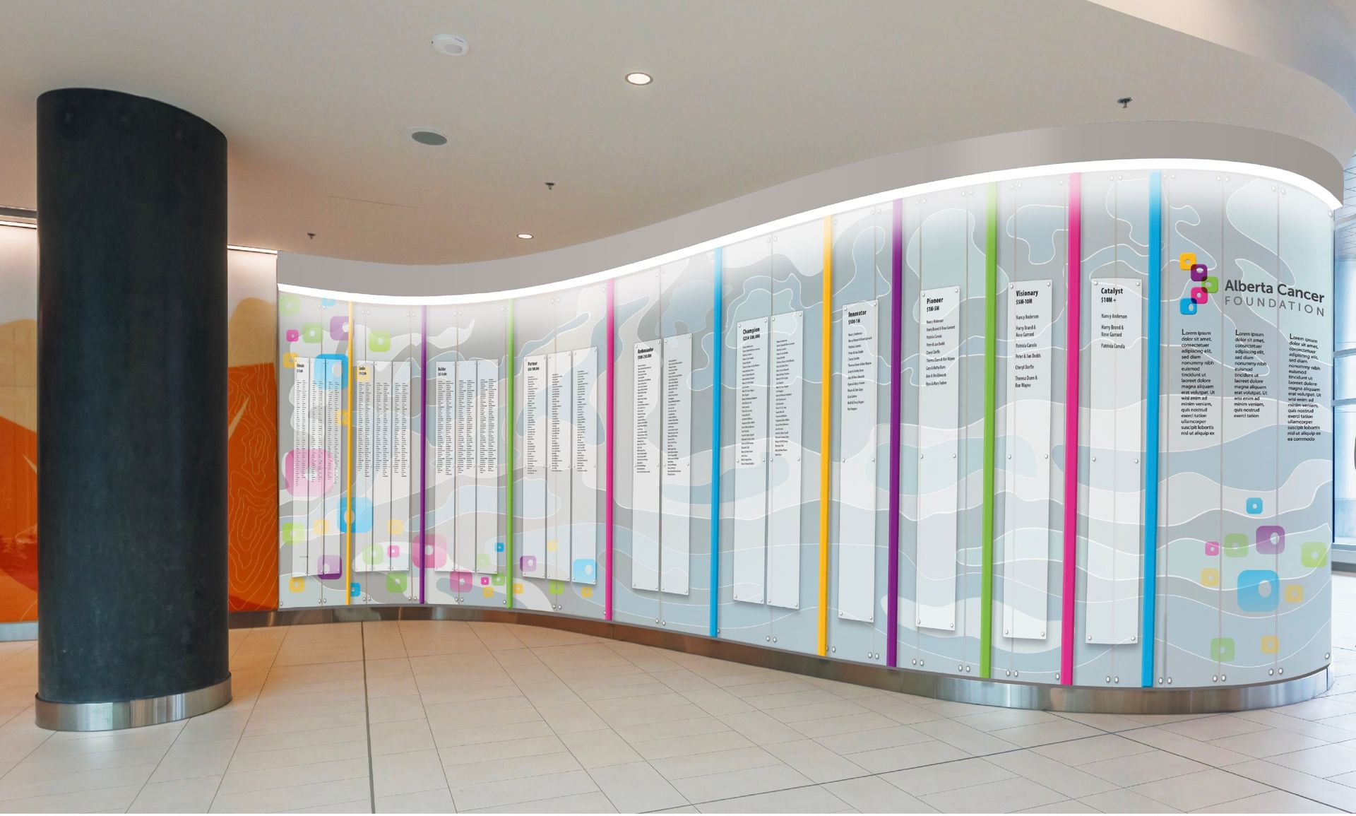 the university of ontario is displayed on a wall