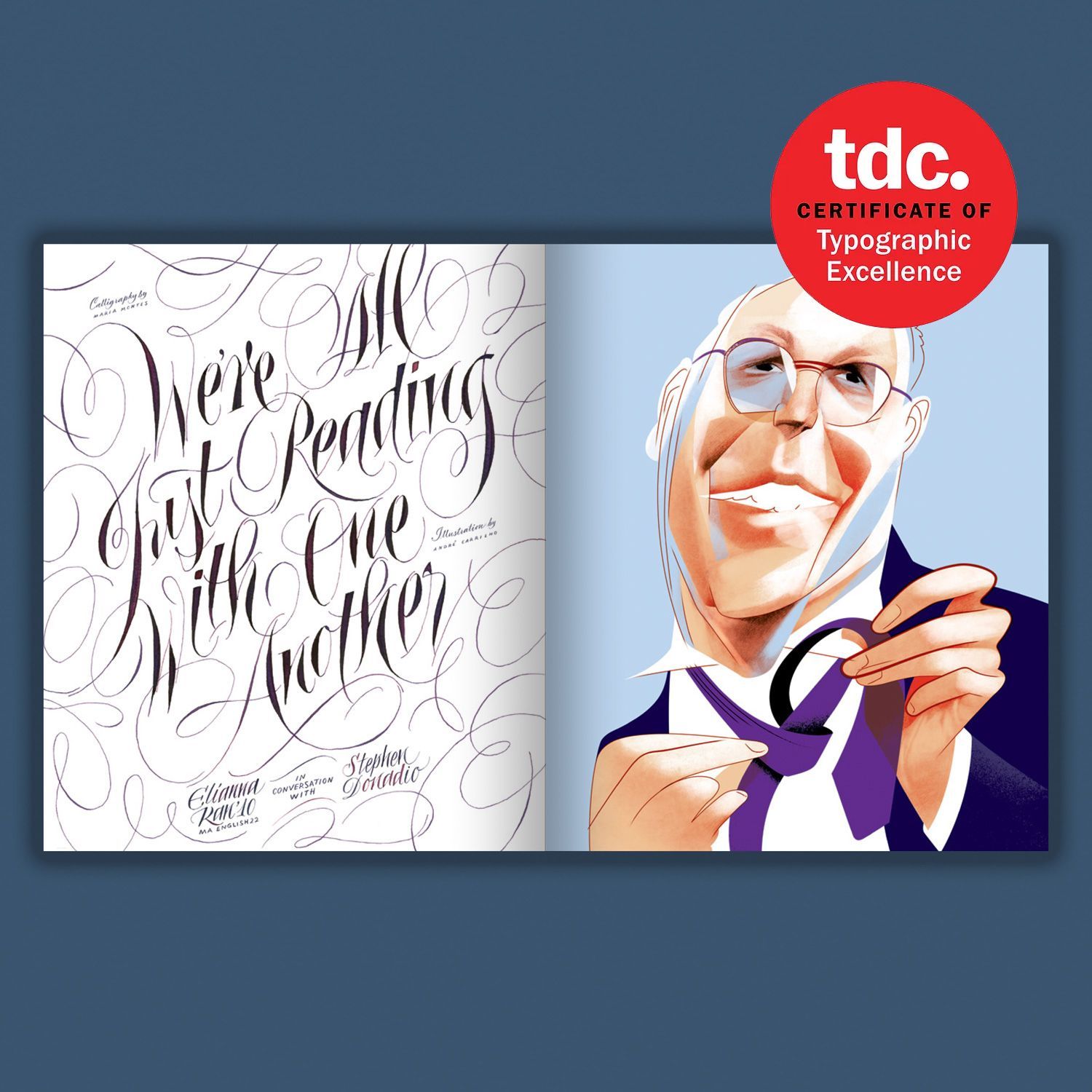Middlebury Magazine Calligraphic Editorial