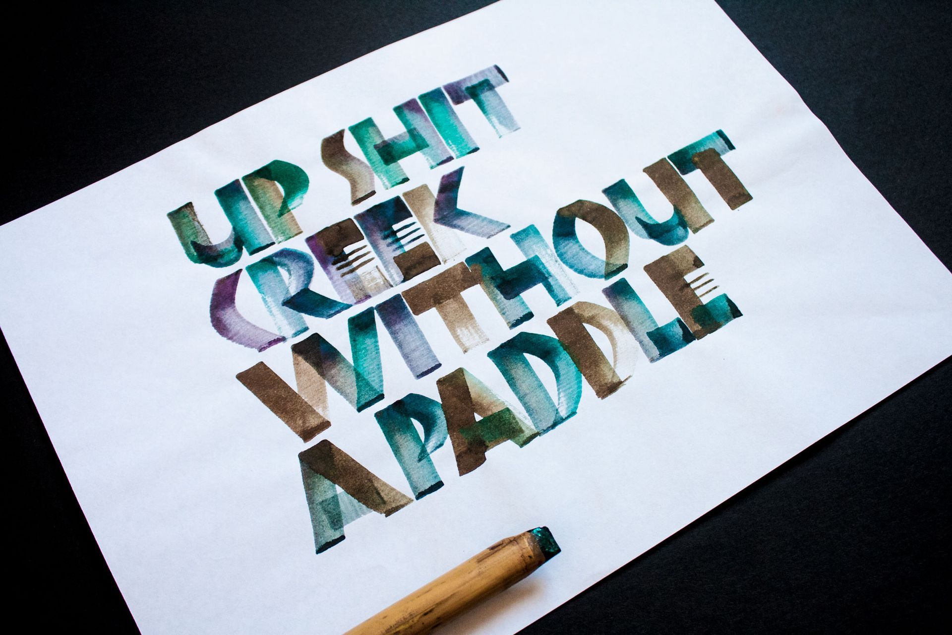 Calligraphy reading 