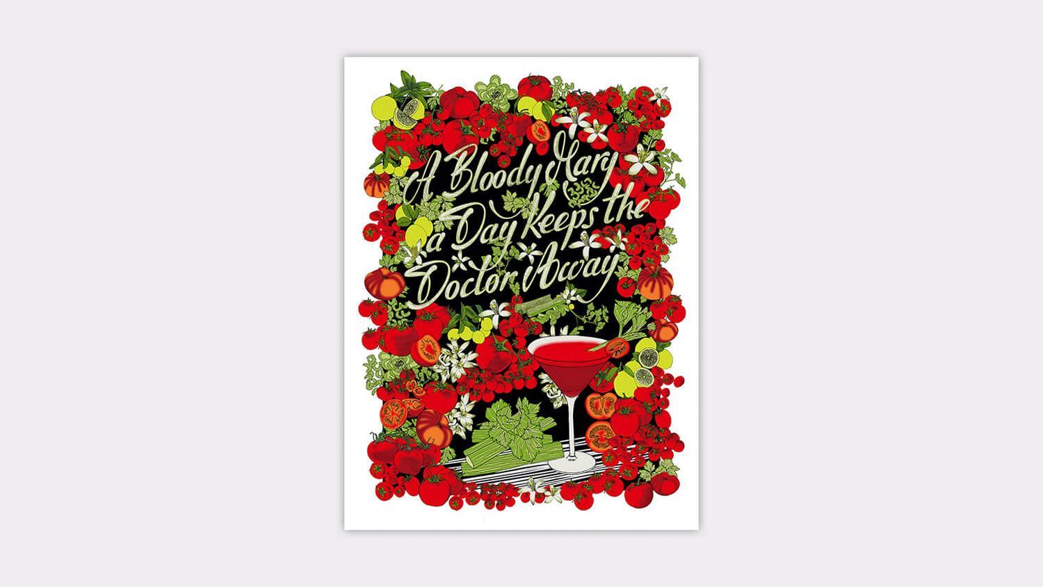 Florist thank-you card with red roses, green leaves, and white script on a black background