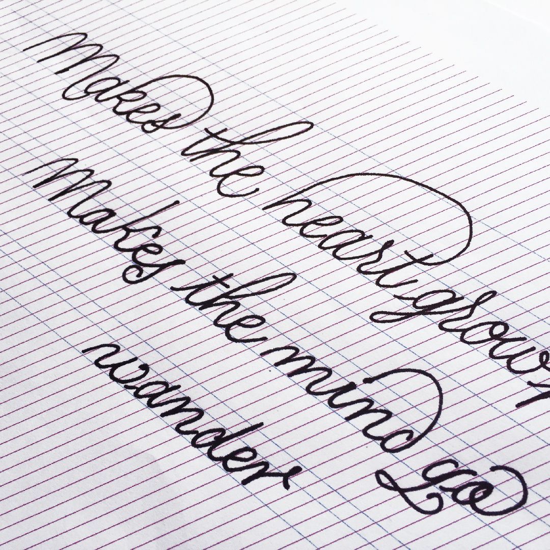 Handwritten quote on lined paper reading, “Make the rest of your life the best of your life.”