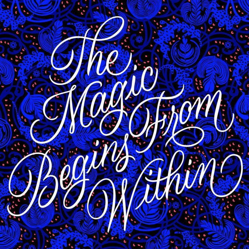 The Magic Begins From Within is a private commission for Glenn Joseph Fusfield, One Spa World.