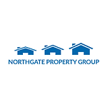 Northgate Property Group logo with three blue house icons of increasing size.