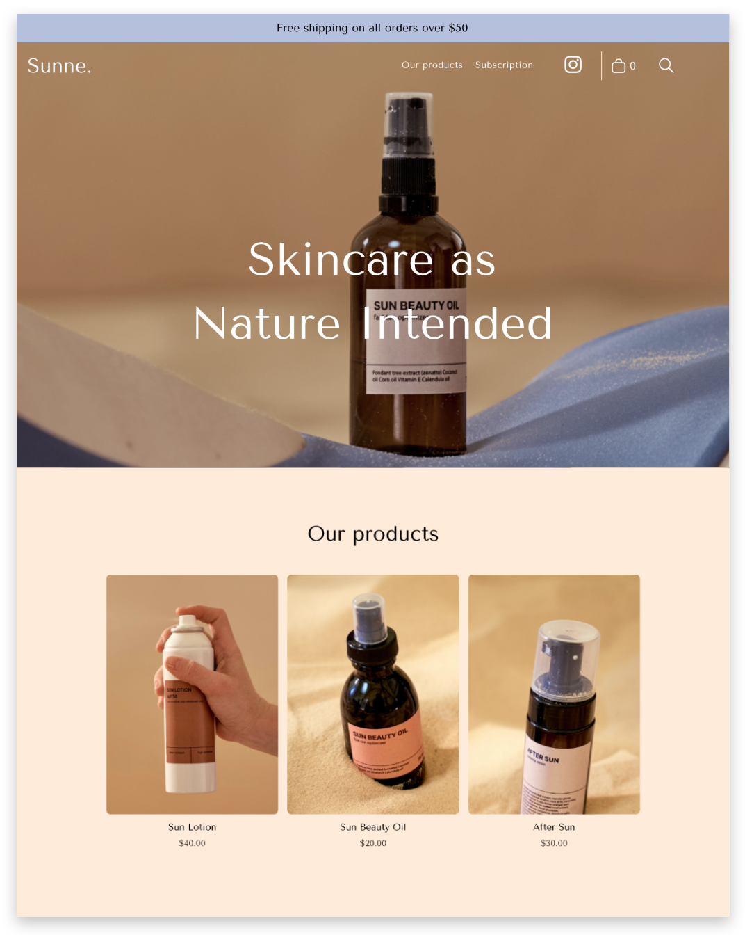 Cosmetics shop