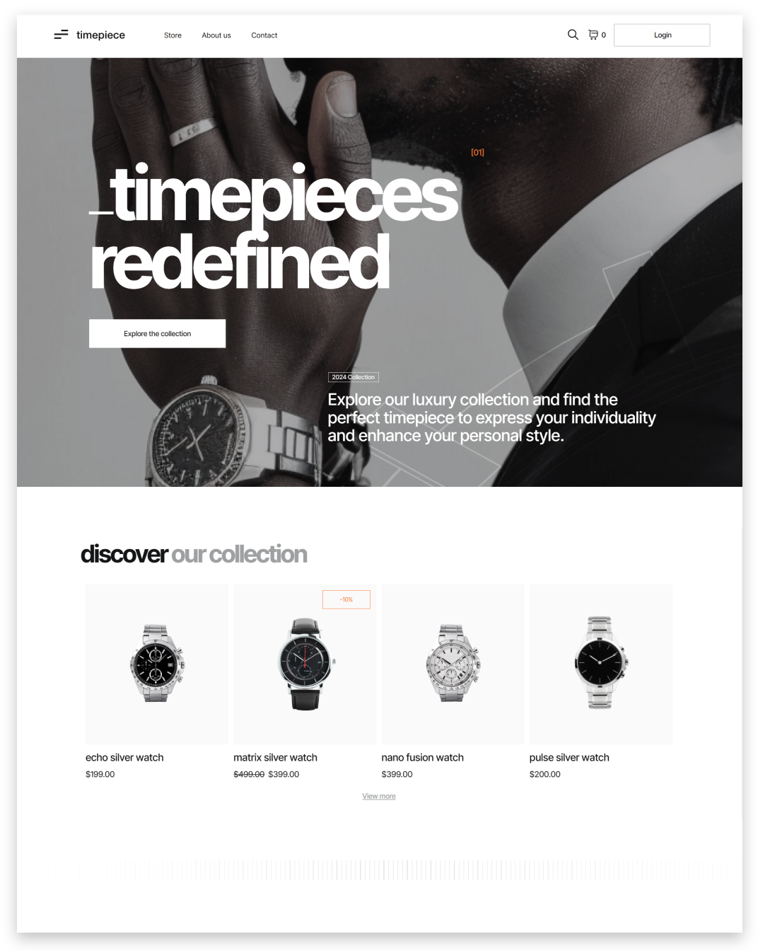 Watch store