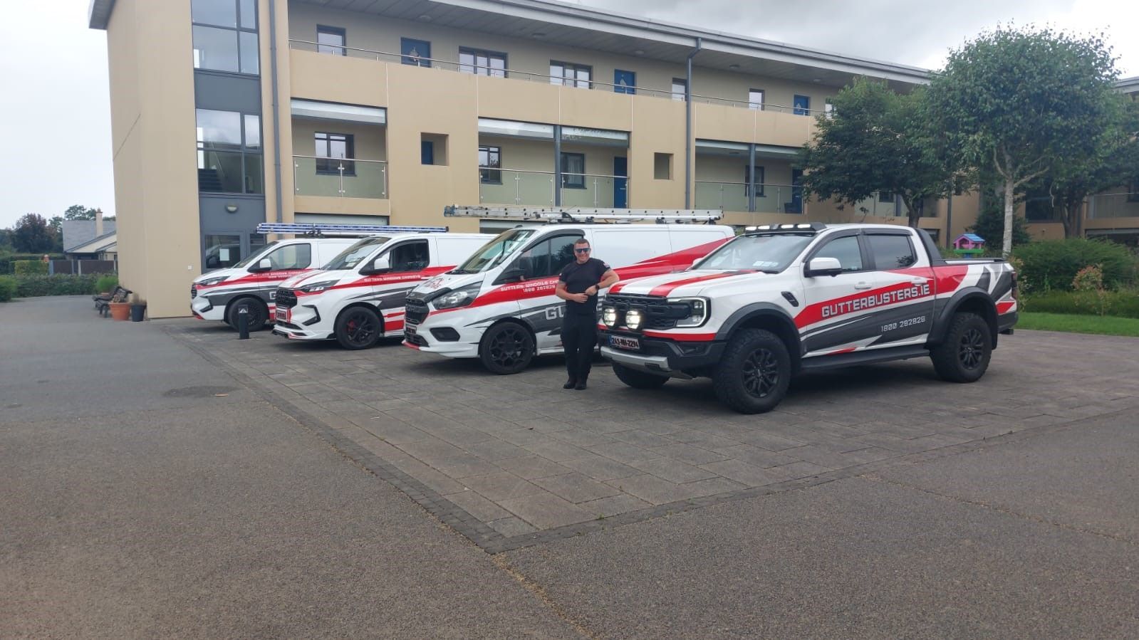 Gutter Busters Fleet of Vehicles, Operational Throughout Dublin, Meath, Kildare & Wicklow