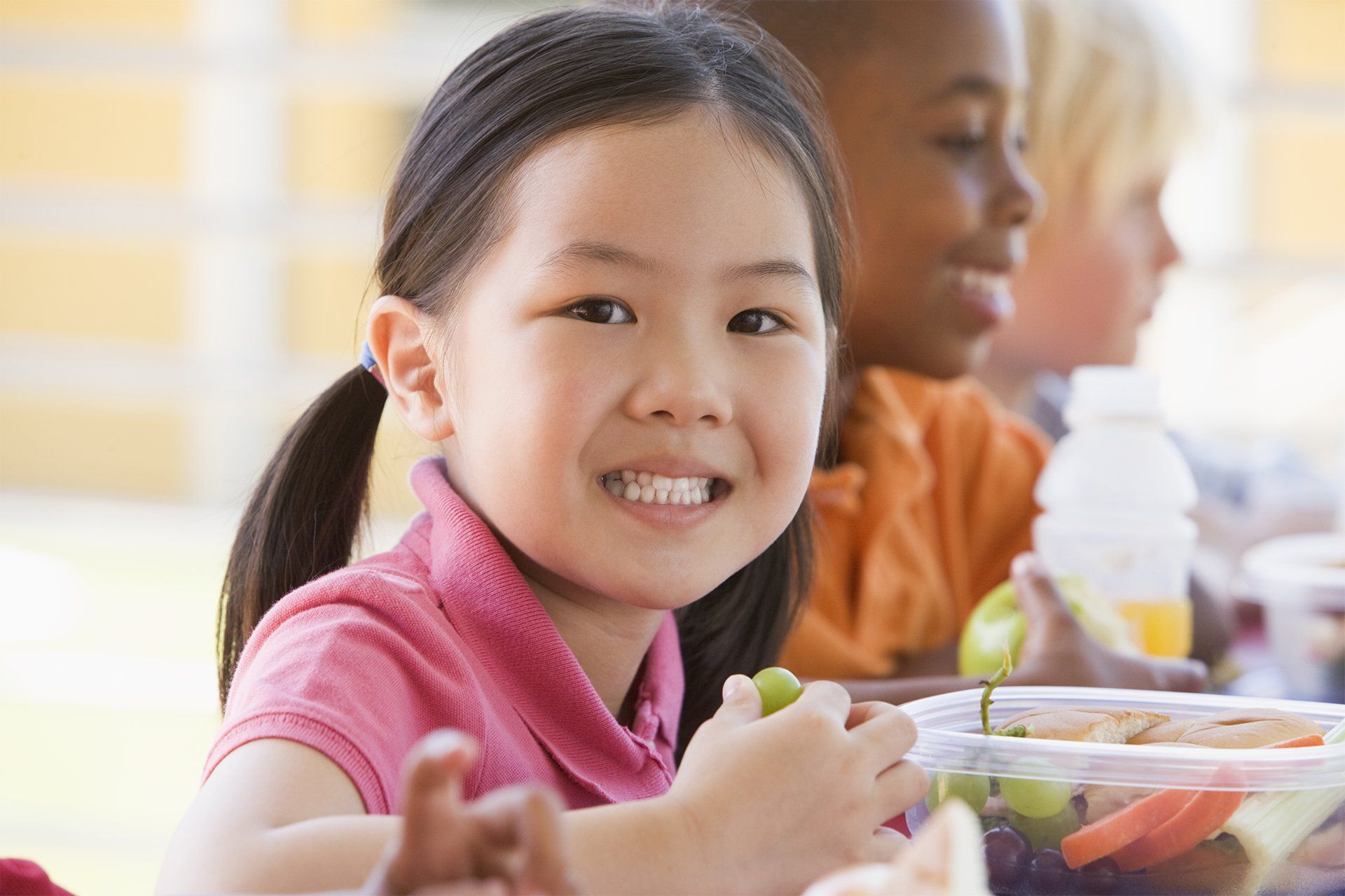 Kids Eating Fruits