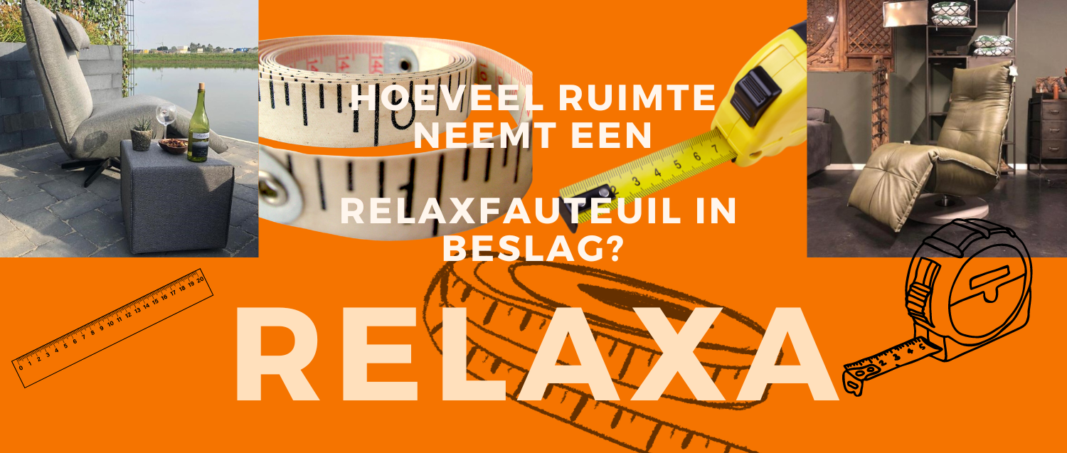 Afbeelding met relaxfauteuils en meetgereedschappen zoals een rolmaat en duimstok, met de vraag: Hoe