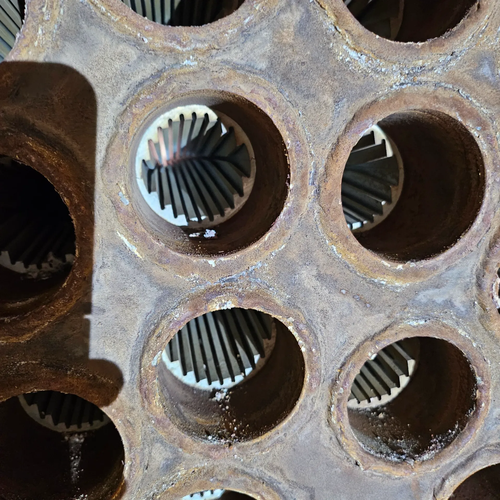 rusty boiler component - Steam Tech