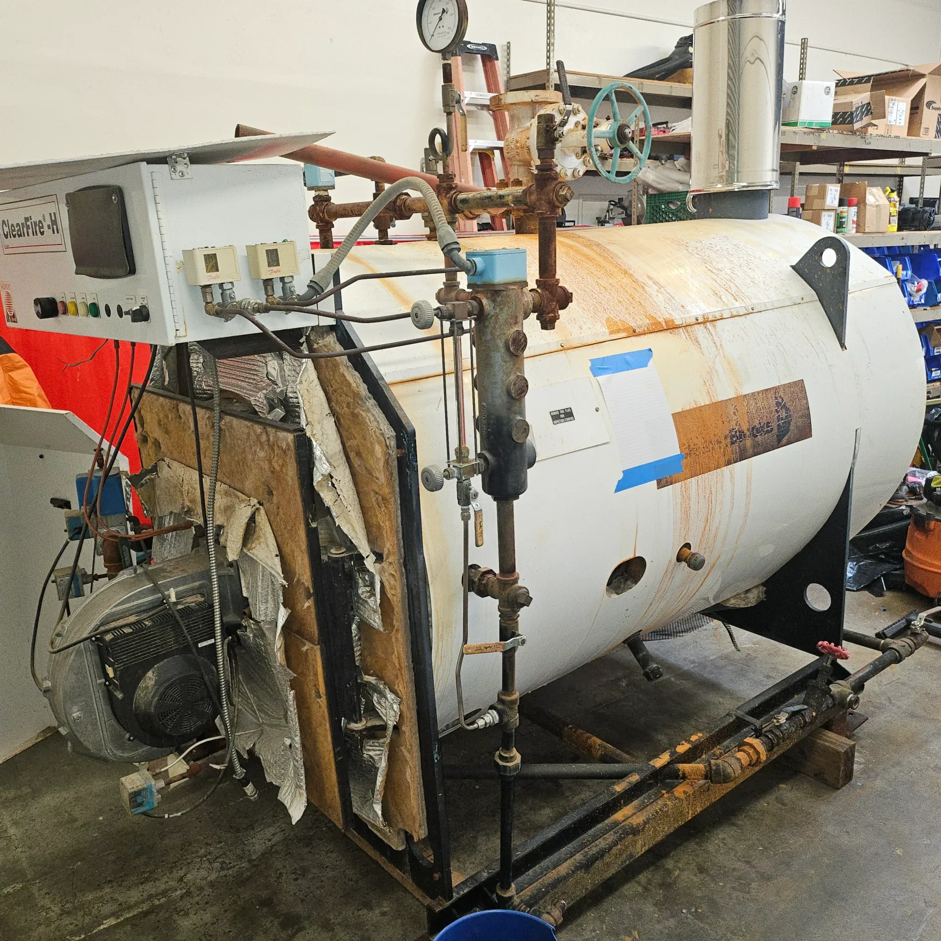 Boiler for maintenance and repair - Steam Tech