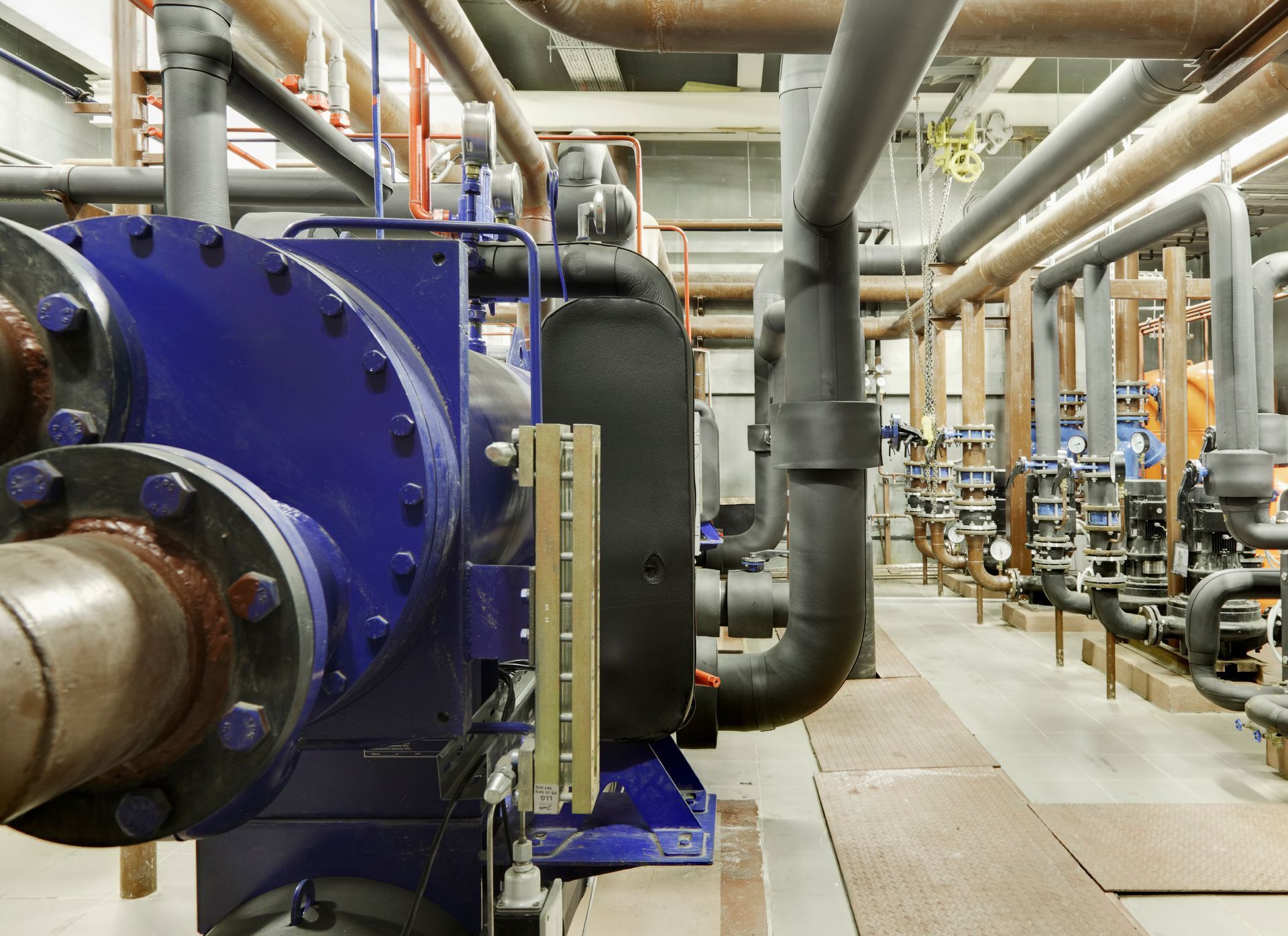 boilers being rented after service