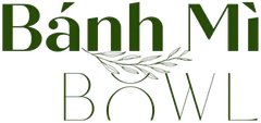 Logo for Sáng Phở Gà featuring an illustration of a person in a conical hat holding a bowl of soup, with contact details.