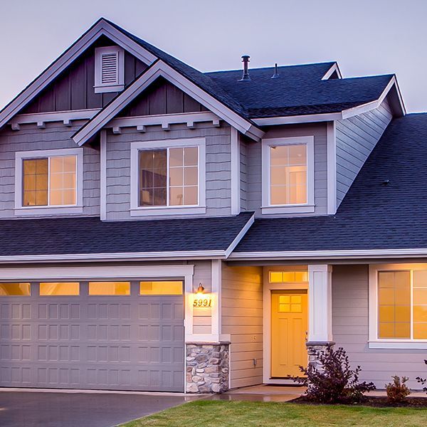 a beautiful home with windows 