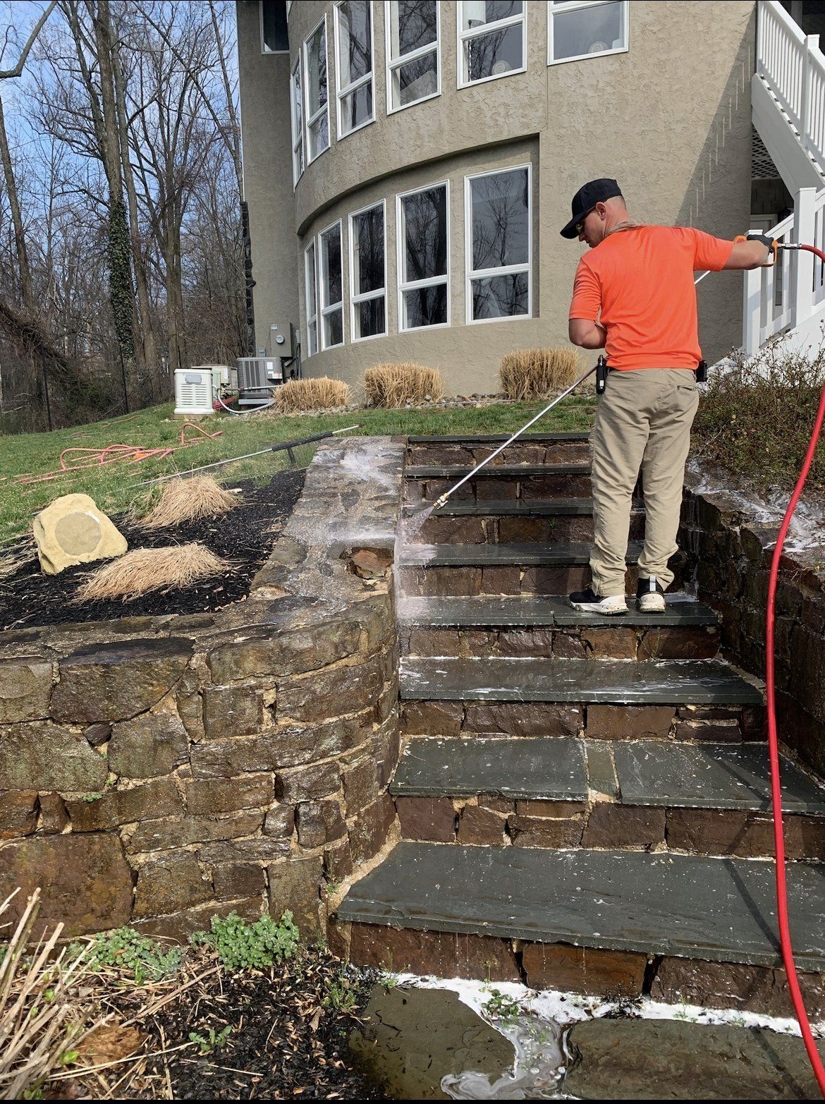Power washing