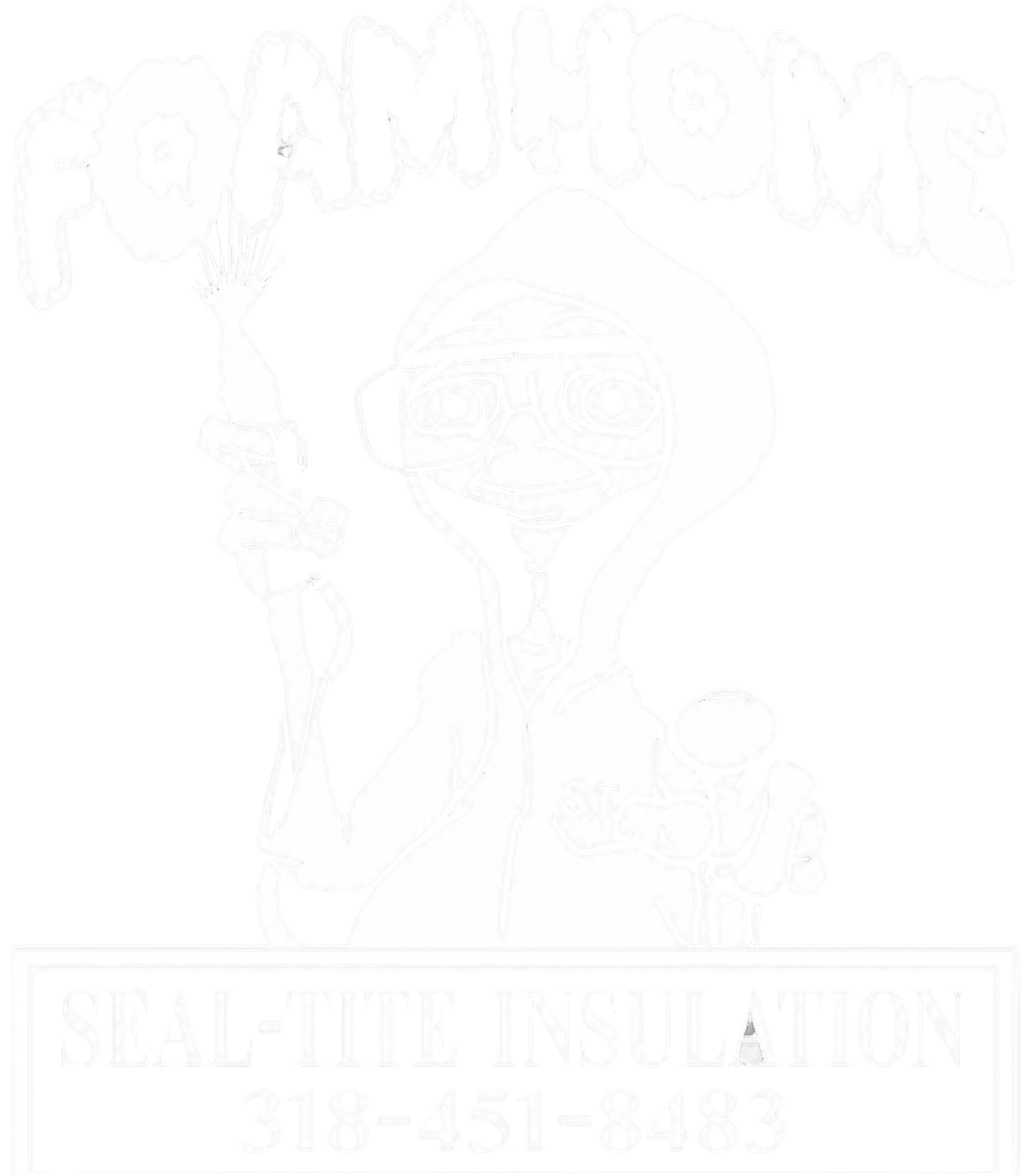 Sealtite Foam Insulation silver shield logo on white background