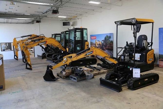 Mini Excavators for Rent in South Jersey at SANY Pennsauken