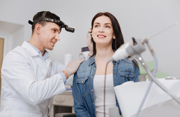 registered audiologist performing hearing evaluation in st albert
