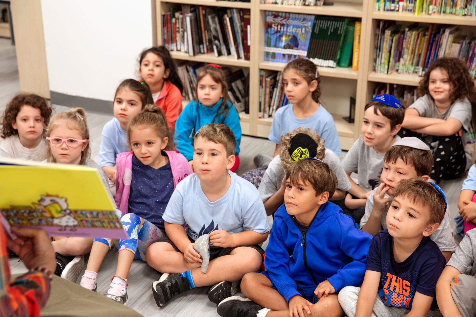 children listening in the classroom