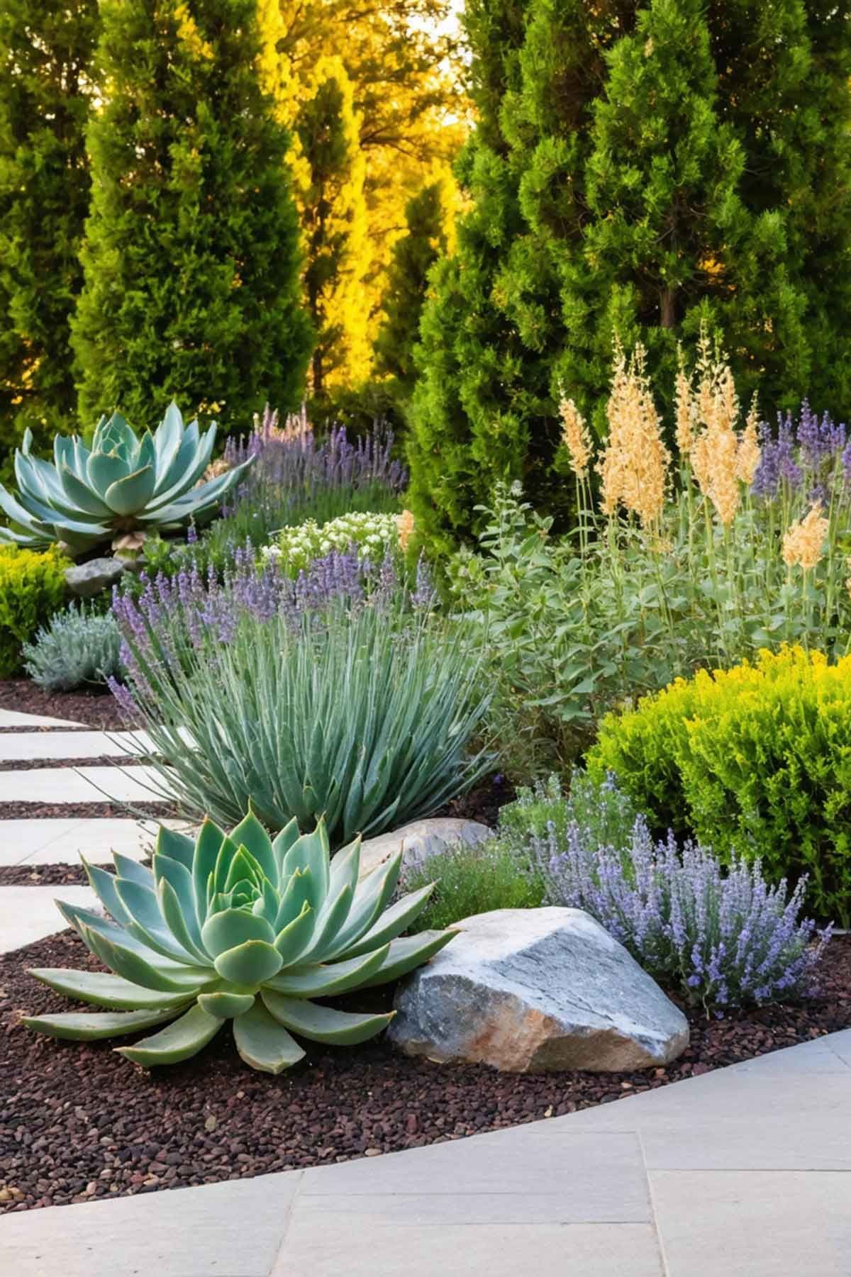 A beautiful low maintenance garden