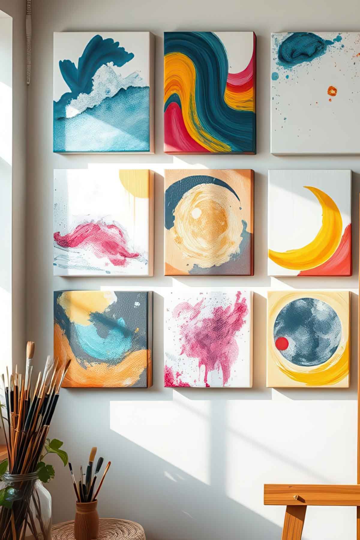 Hand made art canvases