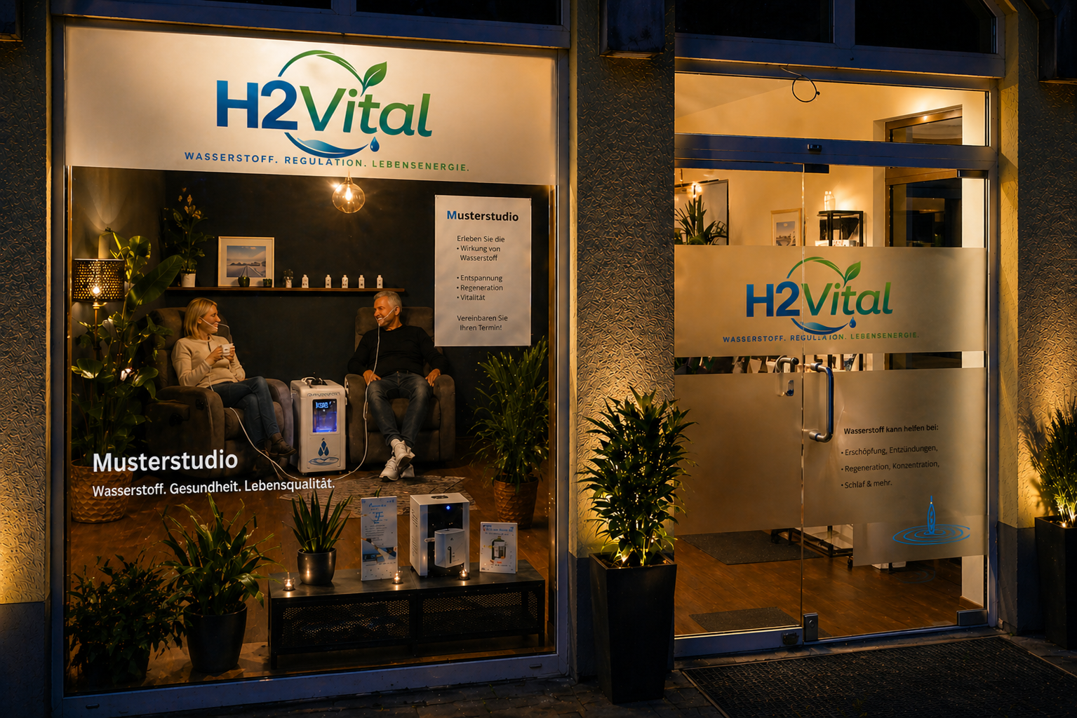 H2Vital Außendarstellung Studio