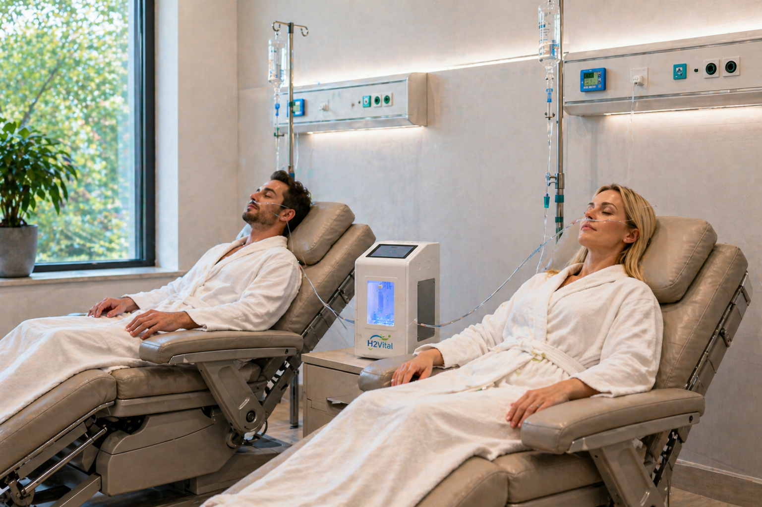 Professionelle H2Vital Clinic Anwendung