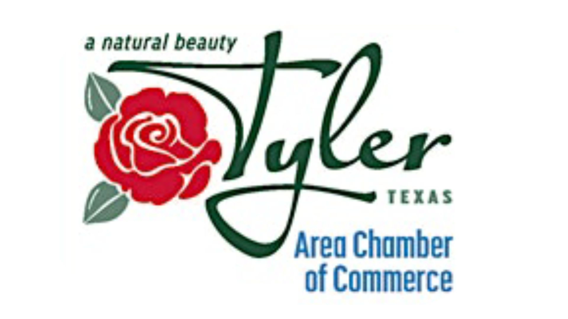 A logo for tyler texas area chamber of commerce