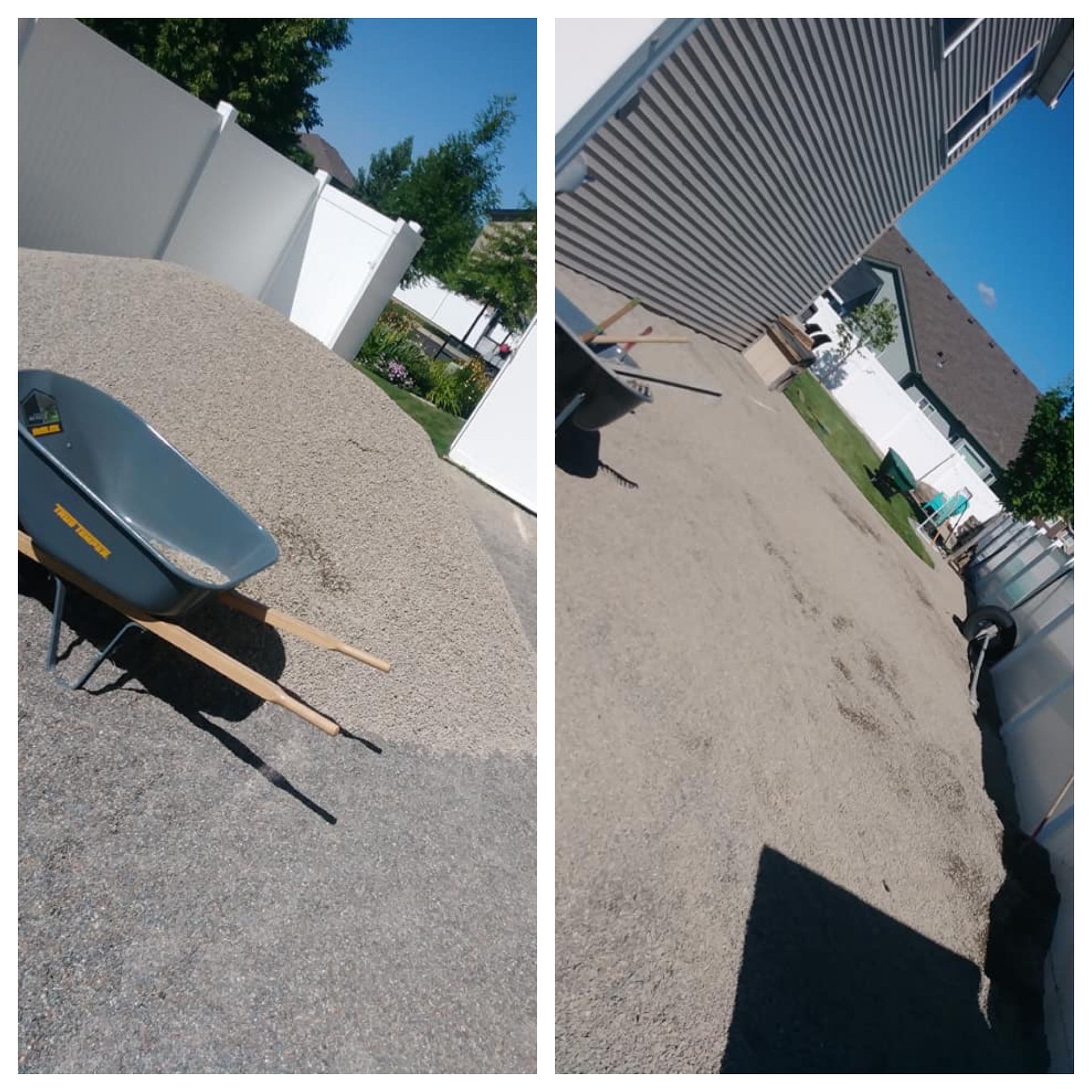 Gravel installation