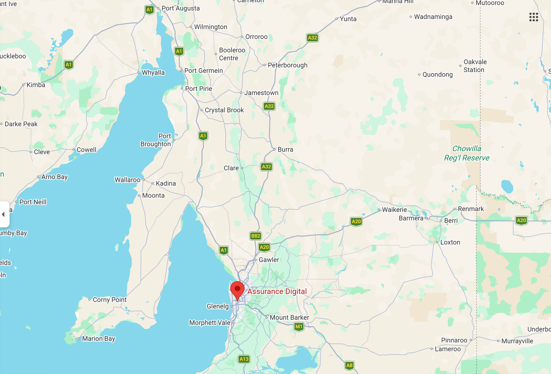Adelaide local SEO service areas and suburbs