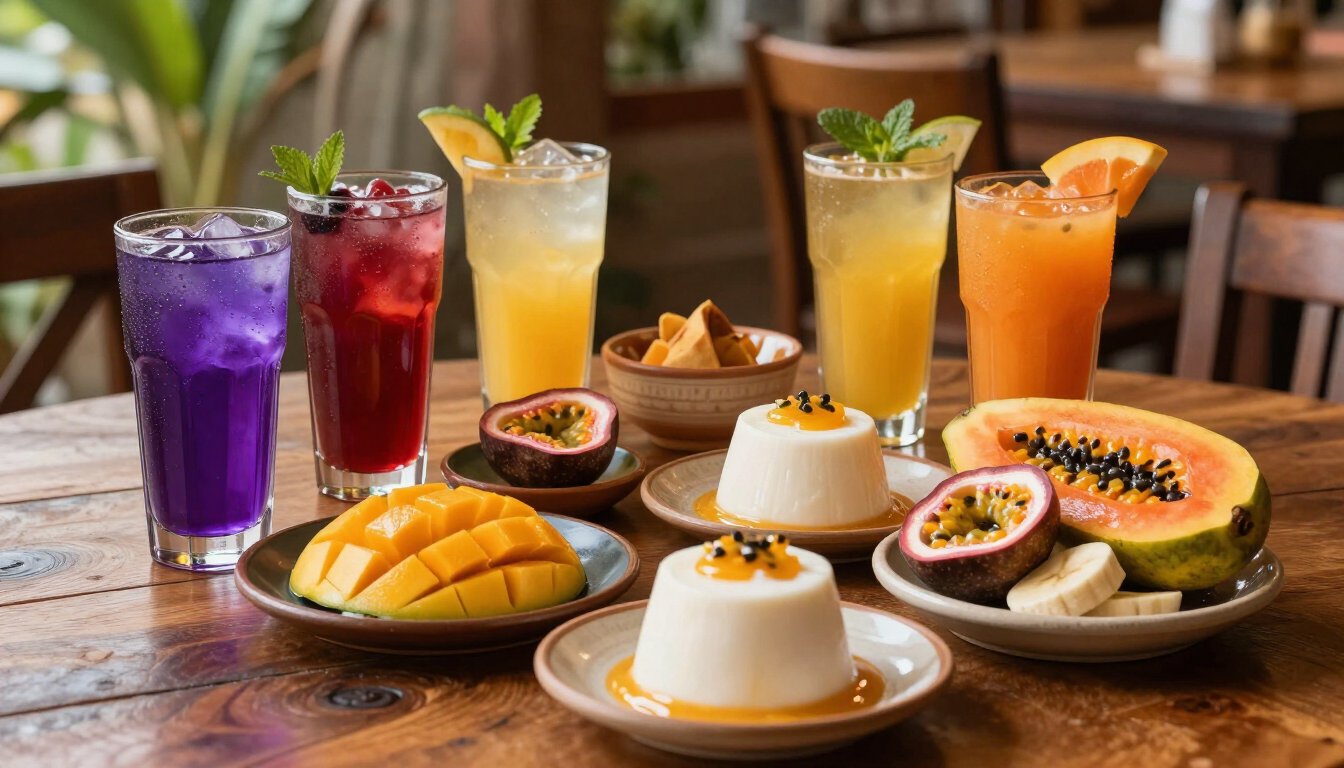 Bebidas y postres amazónicos de Restaurant Charapita