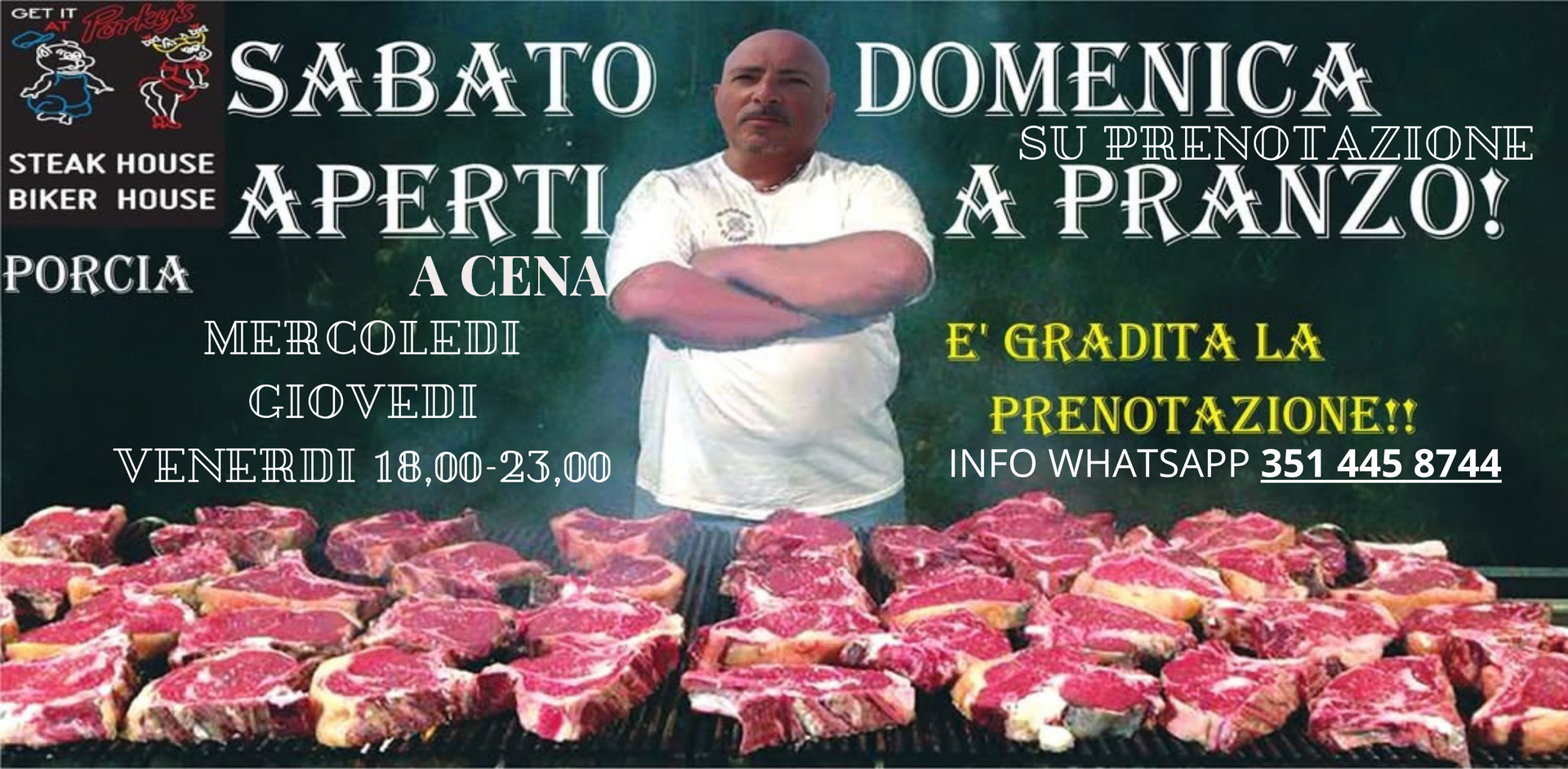 steakhouse porky's porcia pordenone costate alla brace