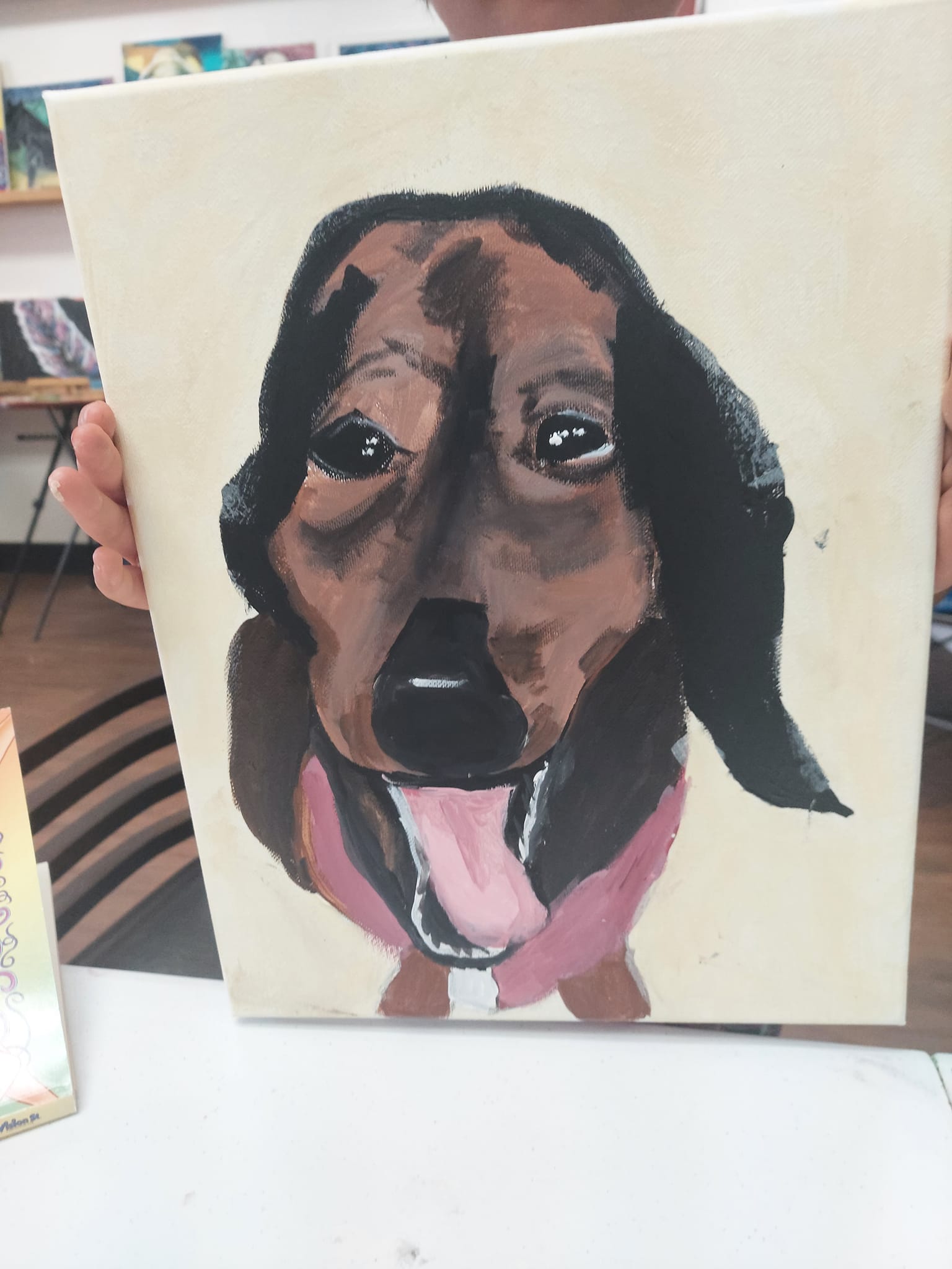 brown dog