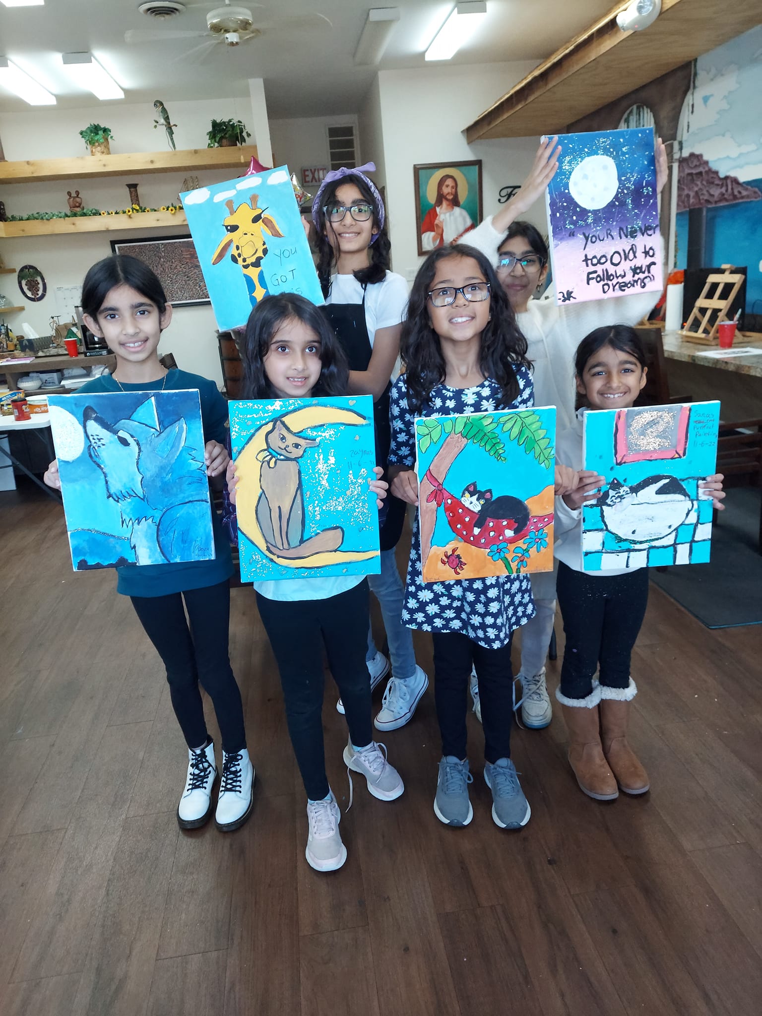 children and their paintings