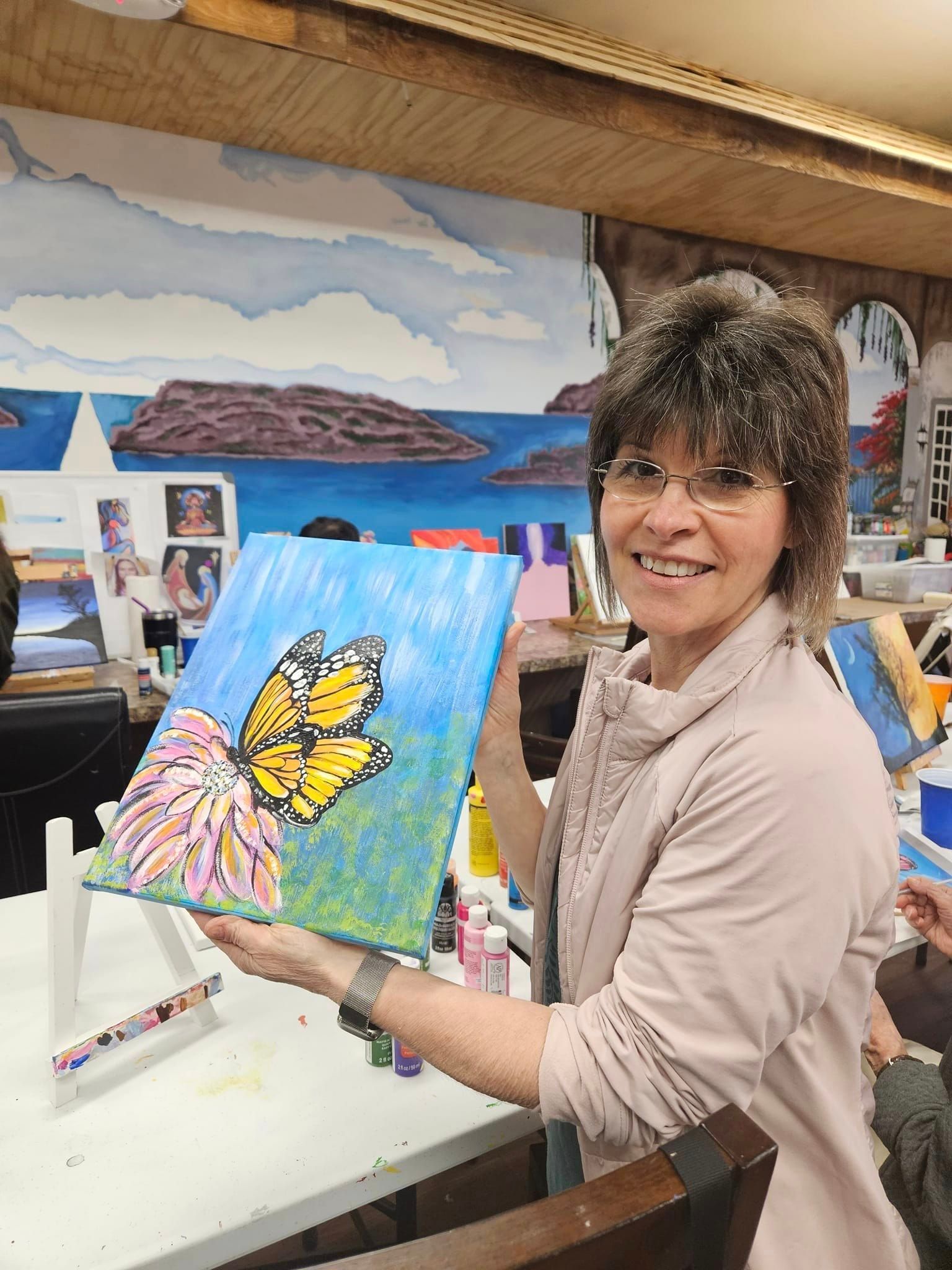butterfly painting