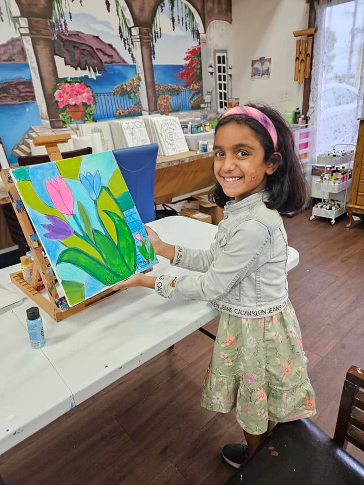tulips painting