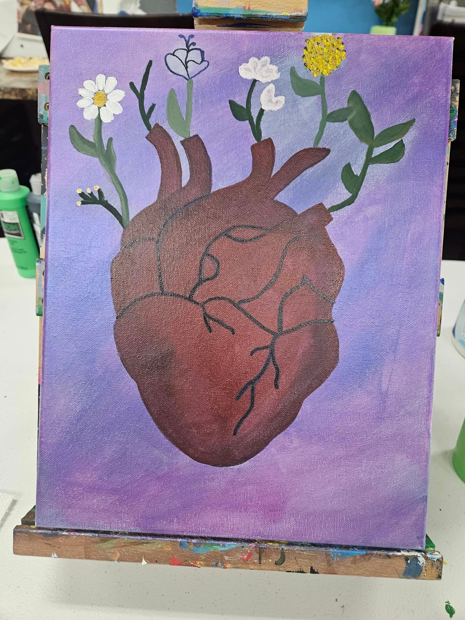 heart painting
