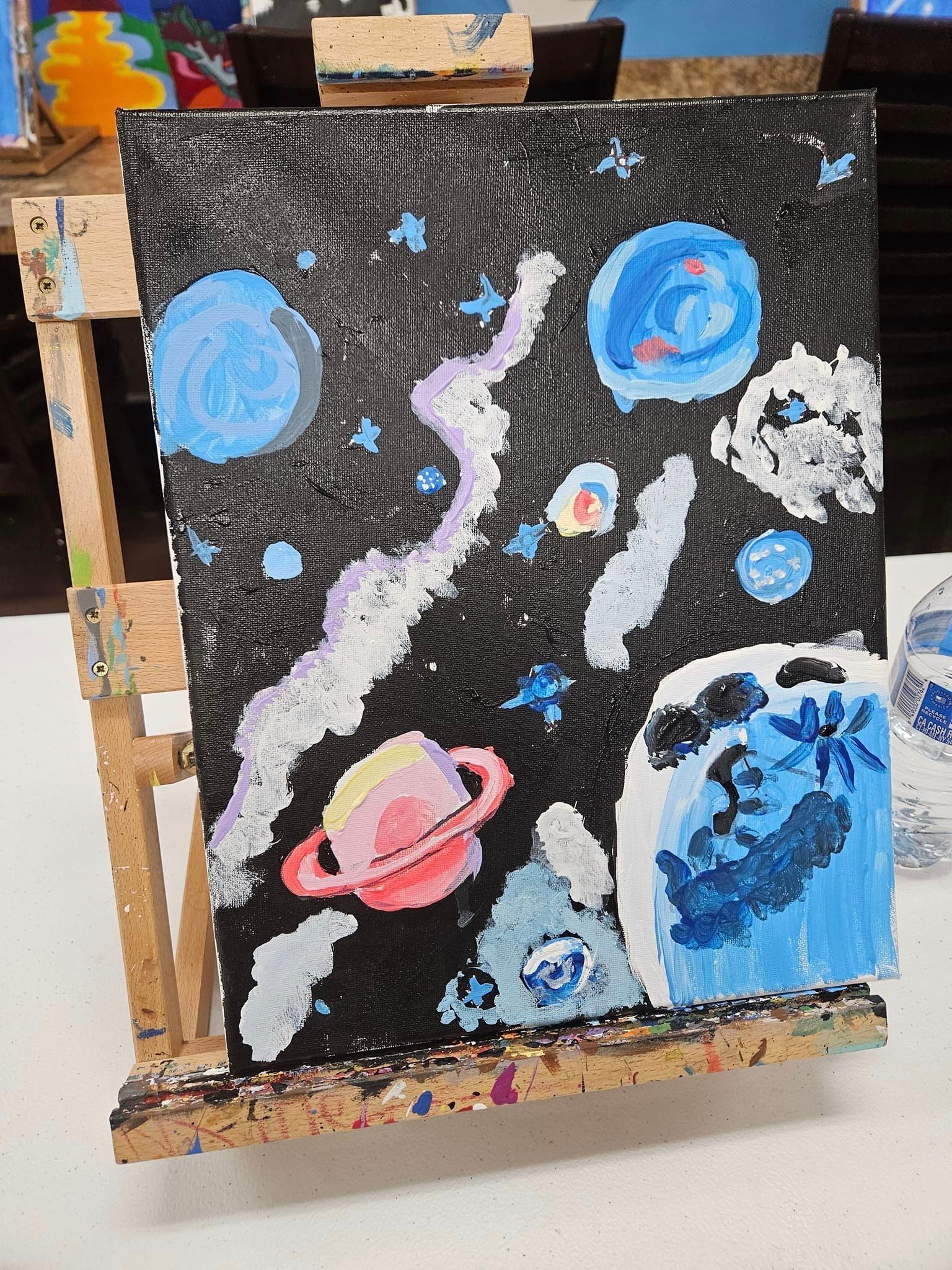 planets painting