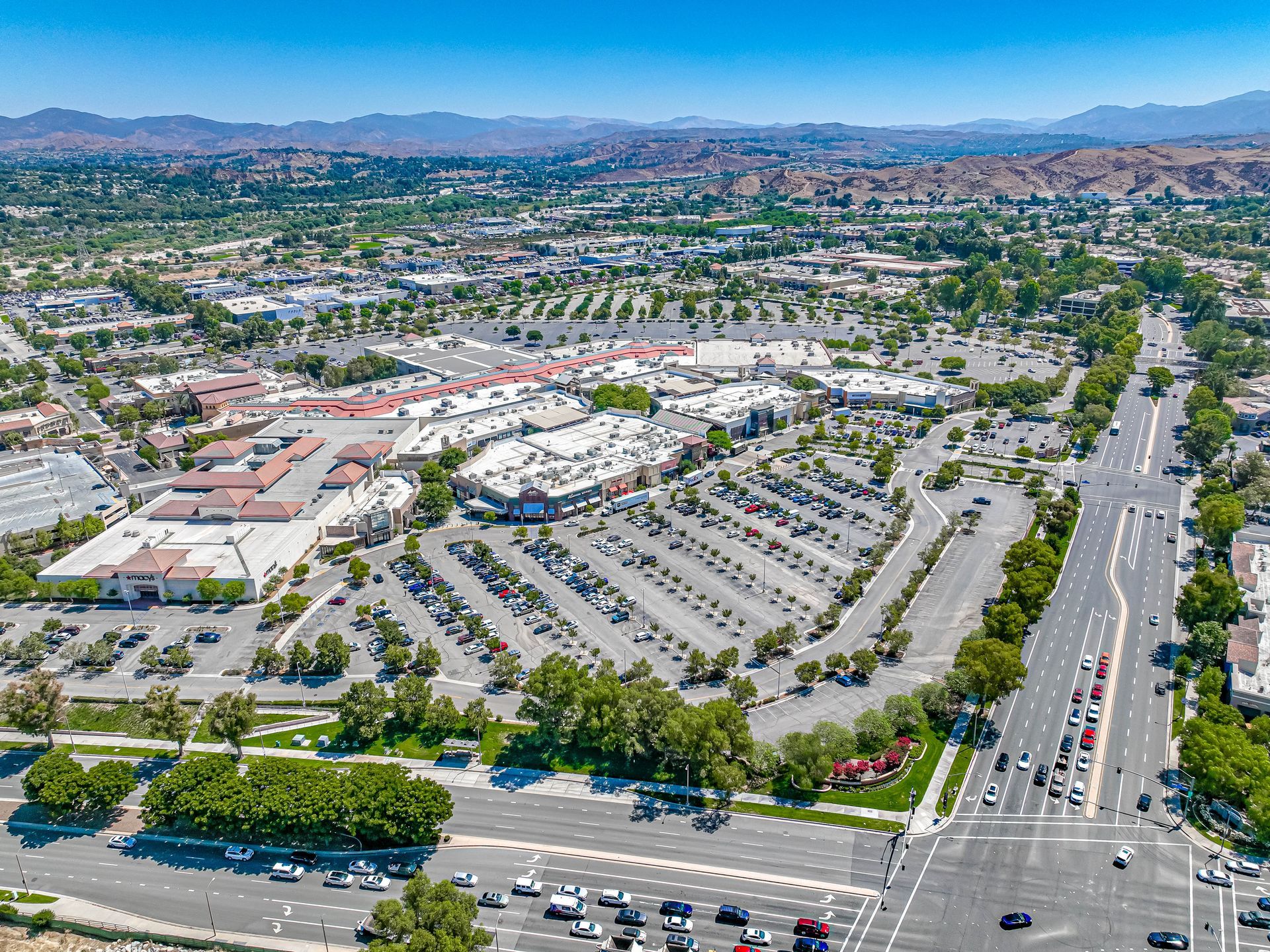View of Valencia Shopping center