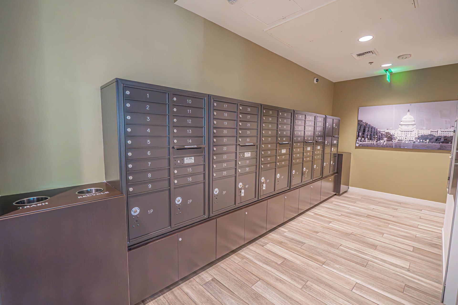 photo of the monticello apartements mailboxes