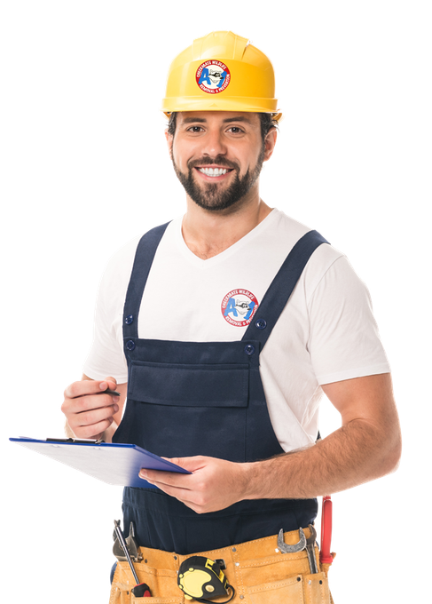 A1-Checkmate Wildlife Removal technician Wildlife Removal technicians removing unwanted pests from your property