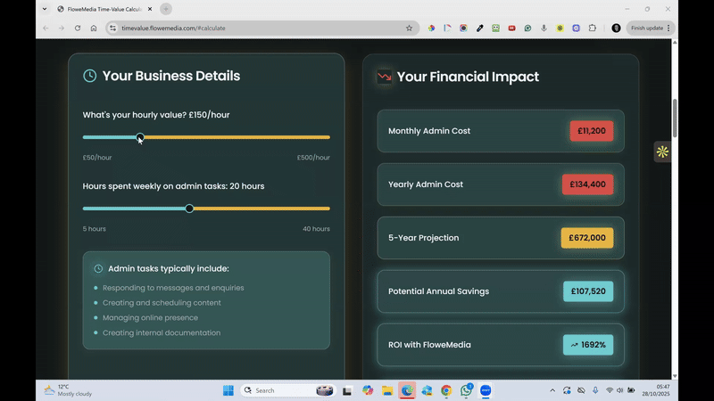 time value calculator